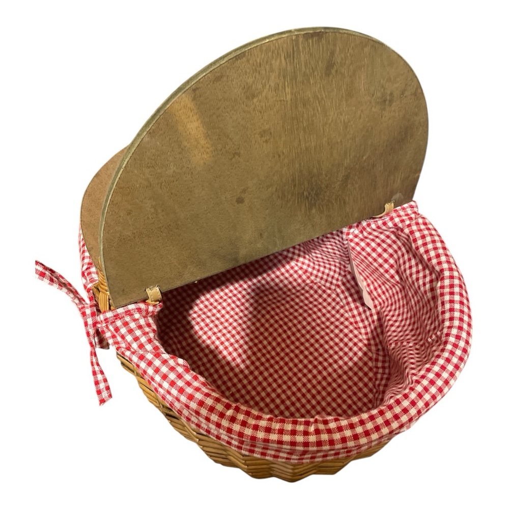 Vintage picnic basket - Picture 4 of 5
